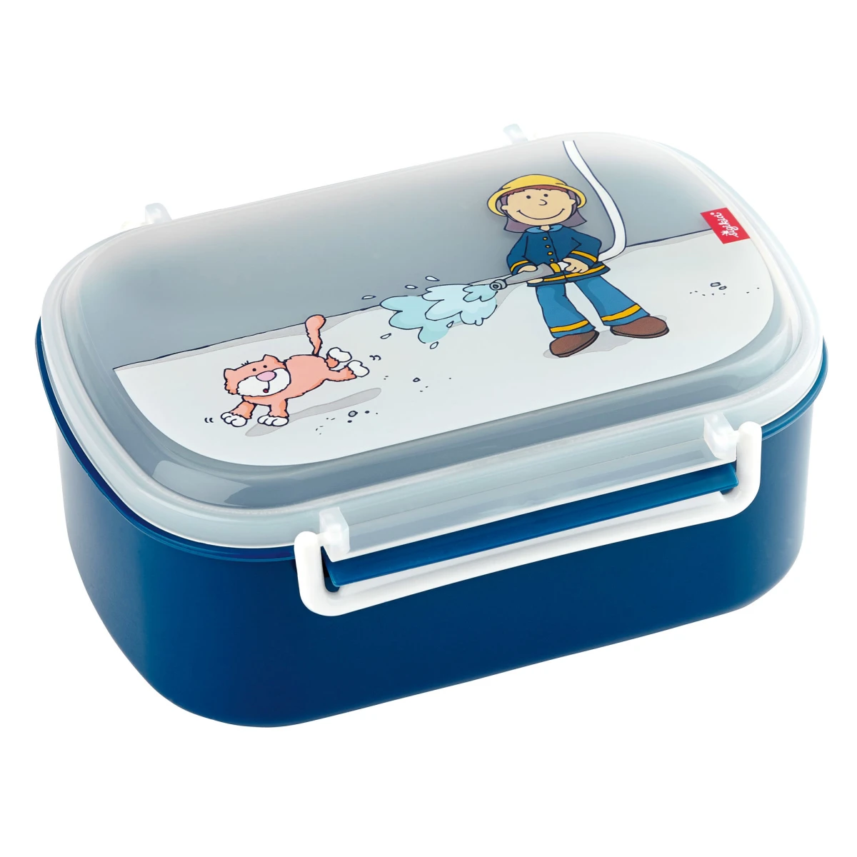 SIGIKID Pudełko na jedzenie lunchbox Strażak BPA free 17x11x7 cm | Pan Piksel