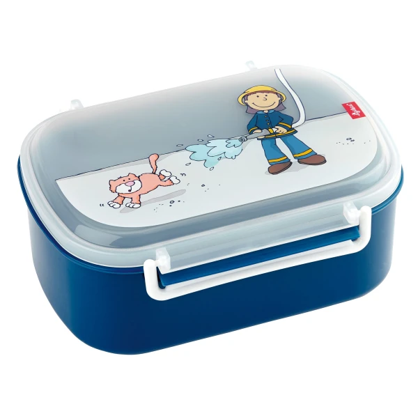 SIGIKID Pudełko na jedzenie lunchbox Strażak BPA free 17x11x7 cm | Pan Piksel