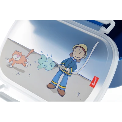 SIGIKID Pudełko na jedzenie lunchbox Strażak BPA free 17x11x7 cm | Pan Piksel