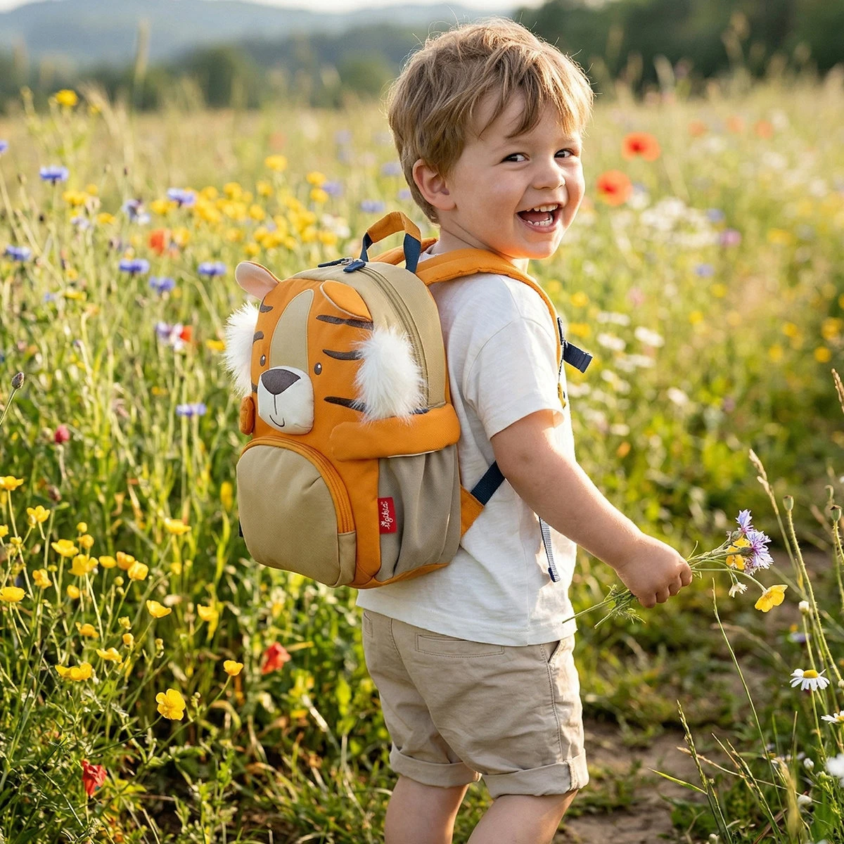 SIGIKID Plecak dziecięcy Tygrys pomarańczowy plecak 26 cm | Pan Piksel