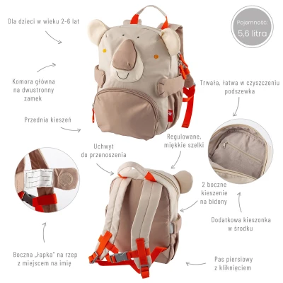 SIGIKID Plecak dziecięcy Koala | Pan Piksel