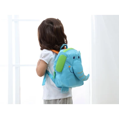 SIGIKID Plecak dziecięcy Słoń turkusowy lekki plecak do przedszkola 24 cm | Pan Piksel