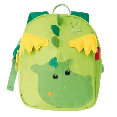 SIGIKID Plecak dziecięcy Smok zielony lekki plecak do przedszkola 24 cm | Pan Piksel