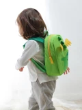 SIGIKID Plecak dziecięcy Smok zielony lekki plecak do przedszkola 24 cm | Pan Piksel