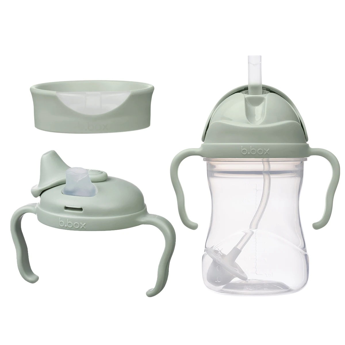 B.BOX Kubek 3w1 zestaw 240 ml Sage | Pan Piksel