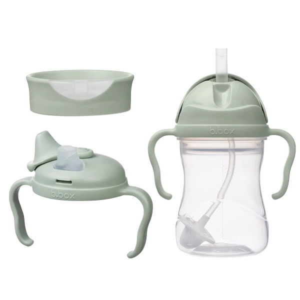 B.BOX Kubek 3w1 zestaw 240 ml Sage | Pan Piksel