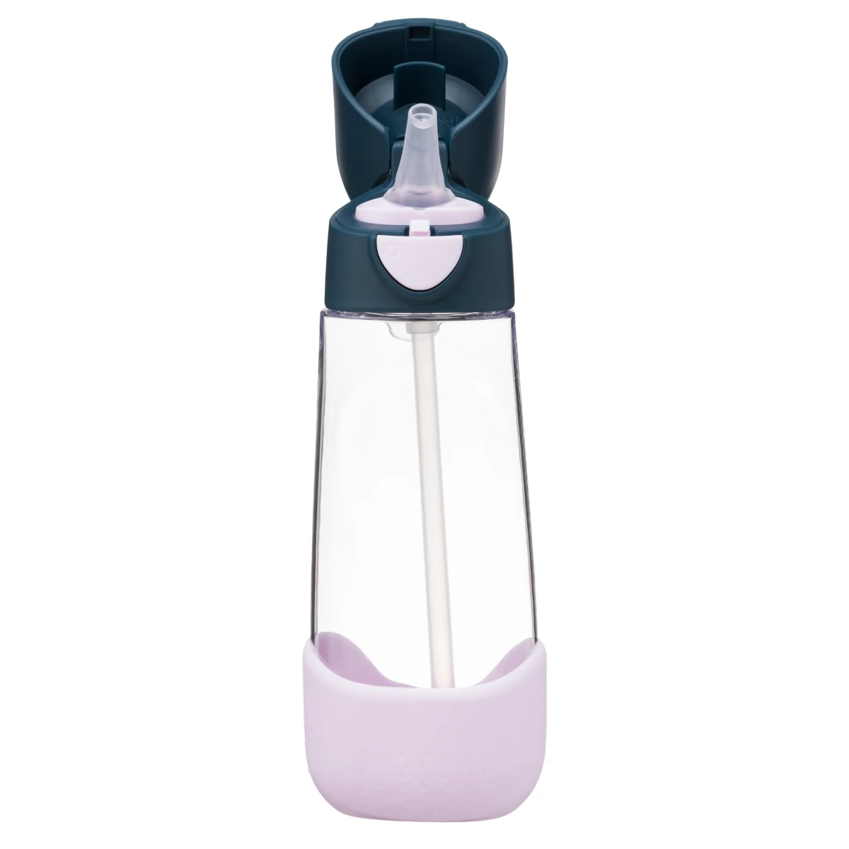 B.BOX Butelka na wodę tritanowa ze słomką 600ml Indigo Rose | Pan Piksel