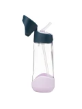 B.BOX Butelka na wodę tritanowa ze słomką 600ml Indigo Rose | Pan Piksel