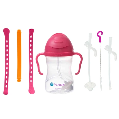 Zestaw bidon ze słomką 240 ml b.box | Pan Piksel