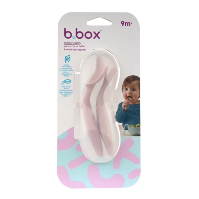 B.BOX Pierwsze sztućce BLW dla niemowląt Blush | Pan Piksel