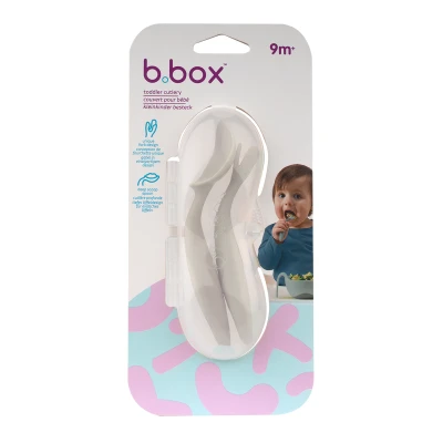 B.BOX Pierwsze sztućce BLW dla niemowląt Latte | Pan Piksel