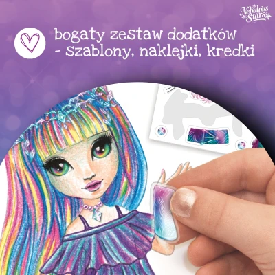 NEBULOUS STARS Szkicownik do projektowania ubrań Isadora 7+ | Pan Piksel