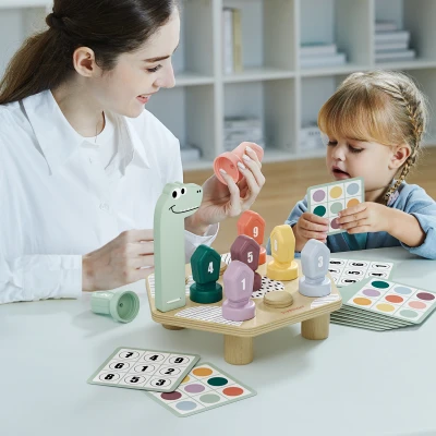 TOPBRIGHT Gra do nauki kolorów i liczb Dino 36m+ | Pan Piksel