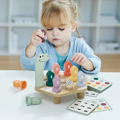 TOPBRIGHT Gra do nauki kolorów i liczb Dino 36m+ | Pan Piksel