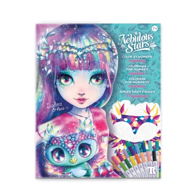 NEBULOUS STARS Kreatywna kolorowanka z flamastrami Mystery 7+ | Pan Piksel