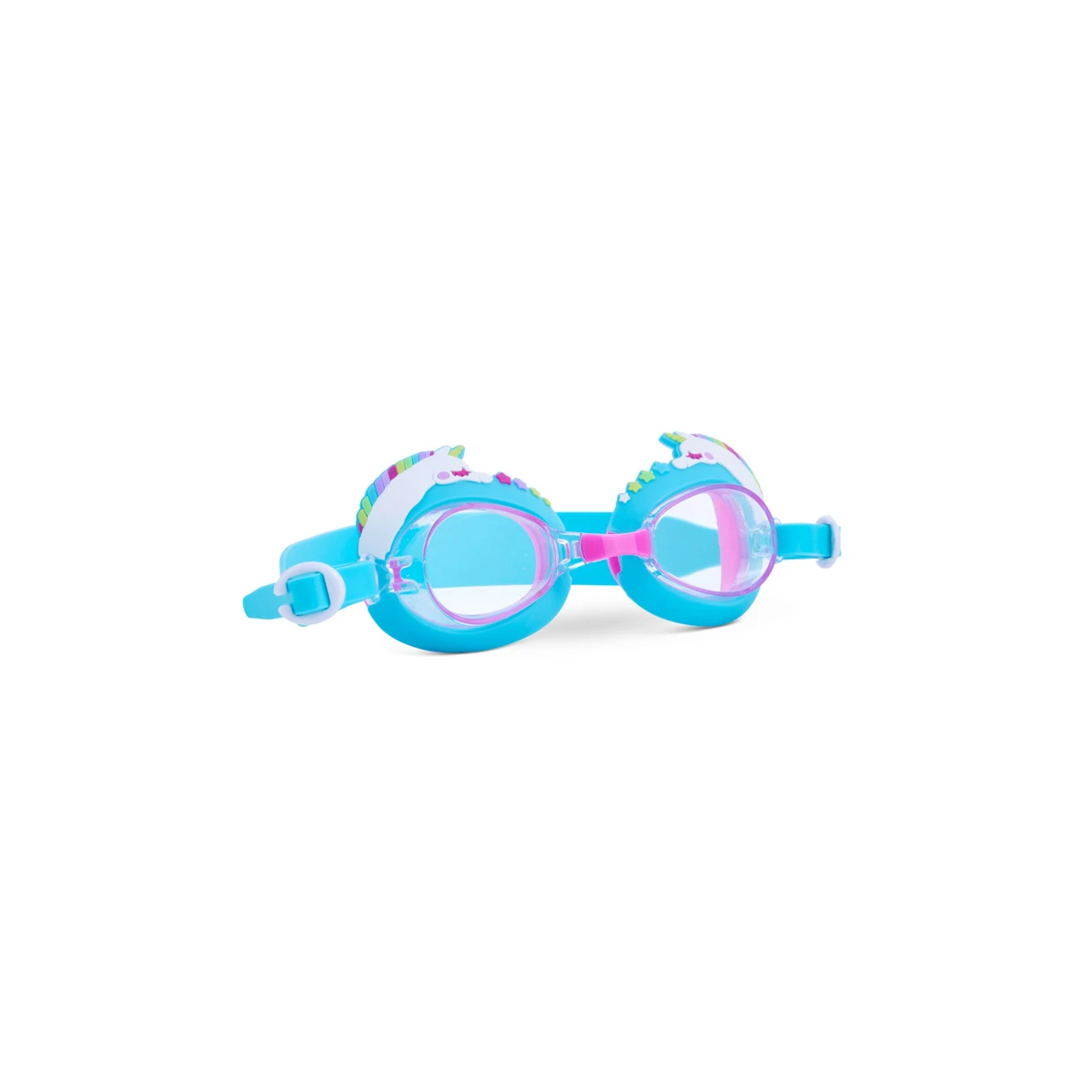 AQUA2UDE Okulary do pływania dla dzieci Uroczy jednorożec turkus 3+ | Pan Piksel