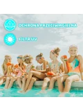 AQUA2UDE Okulary do pływania dla dzieci Uroczy jednorożec turkus 3+ | Pan Piksel