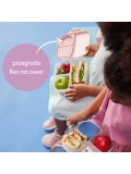 B.BOX Zestaw Sportowa butelka tritanowa 450 ml + Mini Lunchbox Strawberry Shake | Pan Piksel