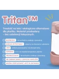B.BOX Zestaw Sportowa butelka tritanowa 450 ml + Mini Lunchbox Strawberry Shake | Pan Piksel