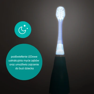 Zestaw Soniczna szczoteczka dla dziecka Sönik bblüv+ Bidon ze słomką 240 ml arbuzowy b.box | Pan Piksel