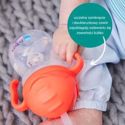 Zestaw Soniczna szczoteczka dla dziecka Sönik bblüv+ Bidon ze słomką 240 ml arbuzowy b.box | Pan Piksel