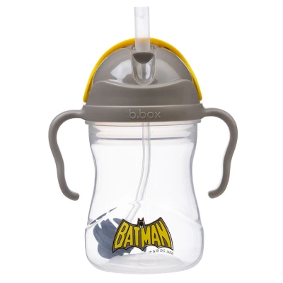 B.BOX Batman by Bidon ze słomką 240 ml | Pan Piksel