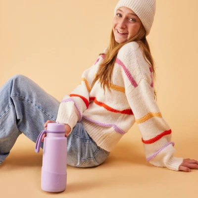 B.BOX Nakładka na butelkę 1L Lilac Love | Pan Piksel