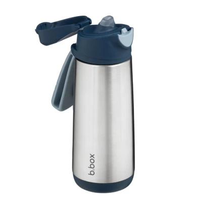 B.BOX Butelka termiczna z ustnikiem sportowym 500 ml Midnight | Pan Piksel