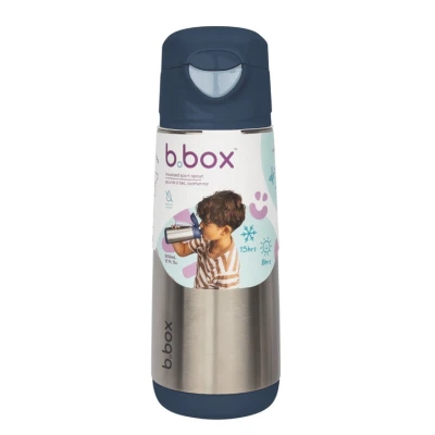 B.BOX Butelka termiczna z ustnikiem sportowym 500 ml Midnight | Pan Piksel