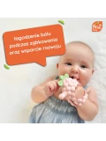 RAZBABY Gryzak silikonowy Razberry Grip czerwony | Pan Piksel