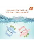 RAZBABY Gryzak silikonowy Razberry Grip czerwony | Pan Piksel
