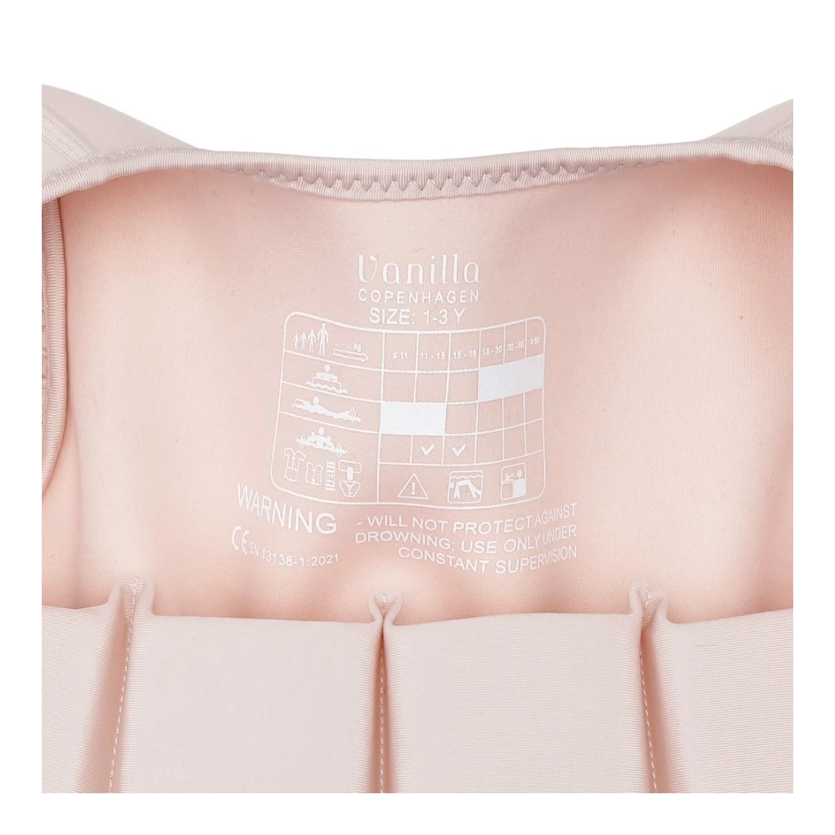 VANILLA COPENHAGEN Kamizelka do pływania Neo English Rose 3-6L | Pan Piksel