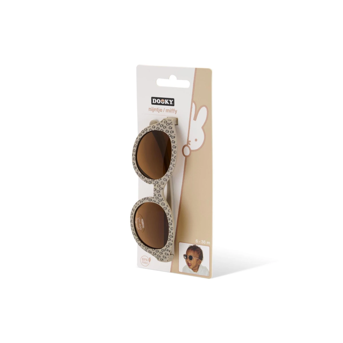 DOOKY Okulary przeciwsłoneczne Miffy taupe 6-36 m | Pan Piksel