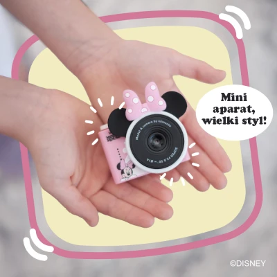 Aparat Mini dla Dzieci. Myszka Minnie - Minnie Mouse. Disney Kiimento | Pan Piksel