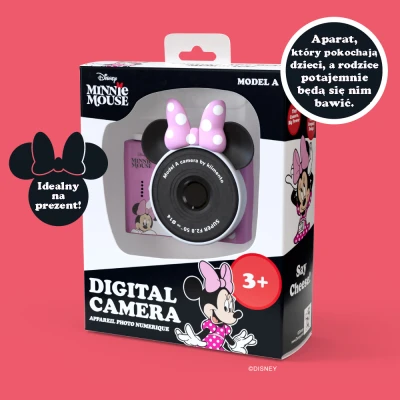 Aparat Mini dla Dzieci. Myszka Minnie - Minnie Mouse. Disney Kiimento | Pan Piksel