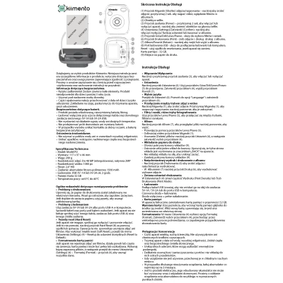 Kiimento. Aparat Natychmiastowy Print Pro z Drukarką. Miętowy | Pan Piksel