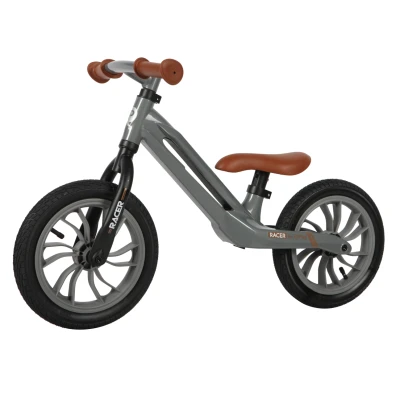 Qplay Rowerek Biegowy Racer Grey | Pan Piksel