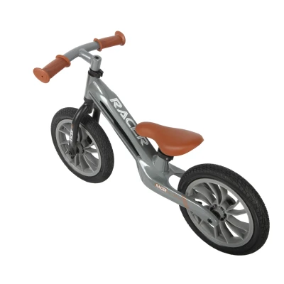 Qplay Rowerek Biegowy Racer Grey | Pan Piksel