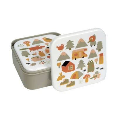 MAISON PETIT JOUR Lunch Box 3 szt/kpl Przygoda! | Pan Piksel