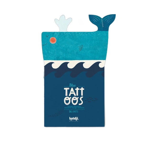 LONDJI Tatuaże dla dzieci Blue | Pan Piksel