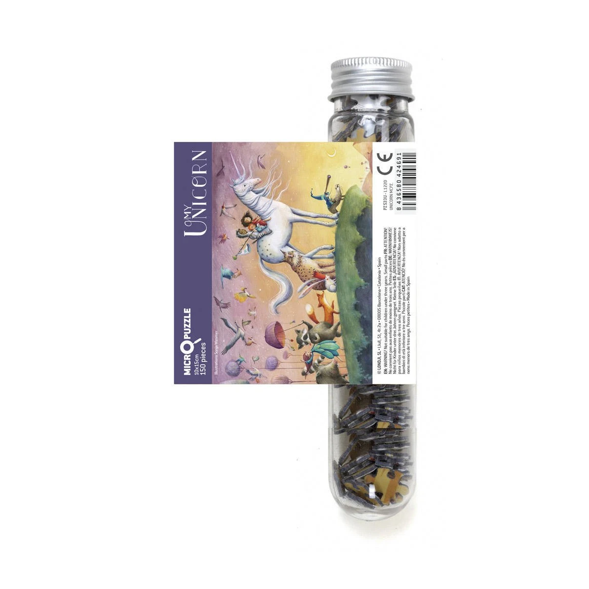 LONDJI Puzzle mikro menzurka My Unicorn Jednorożec | Pan Piksel