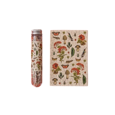 LONDJI Puzzle mikro menzurka Red Biodiversity | Pan Piksel