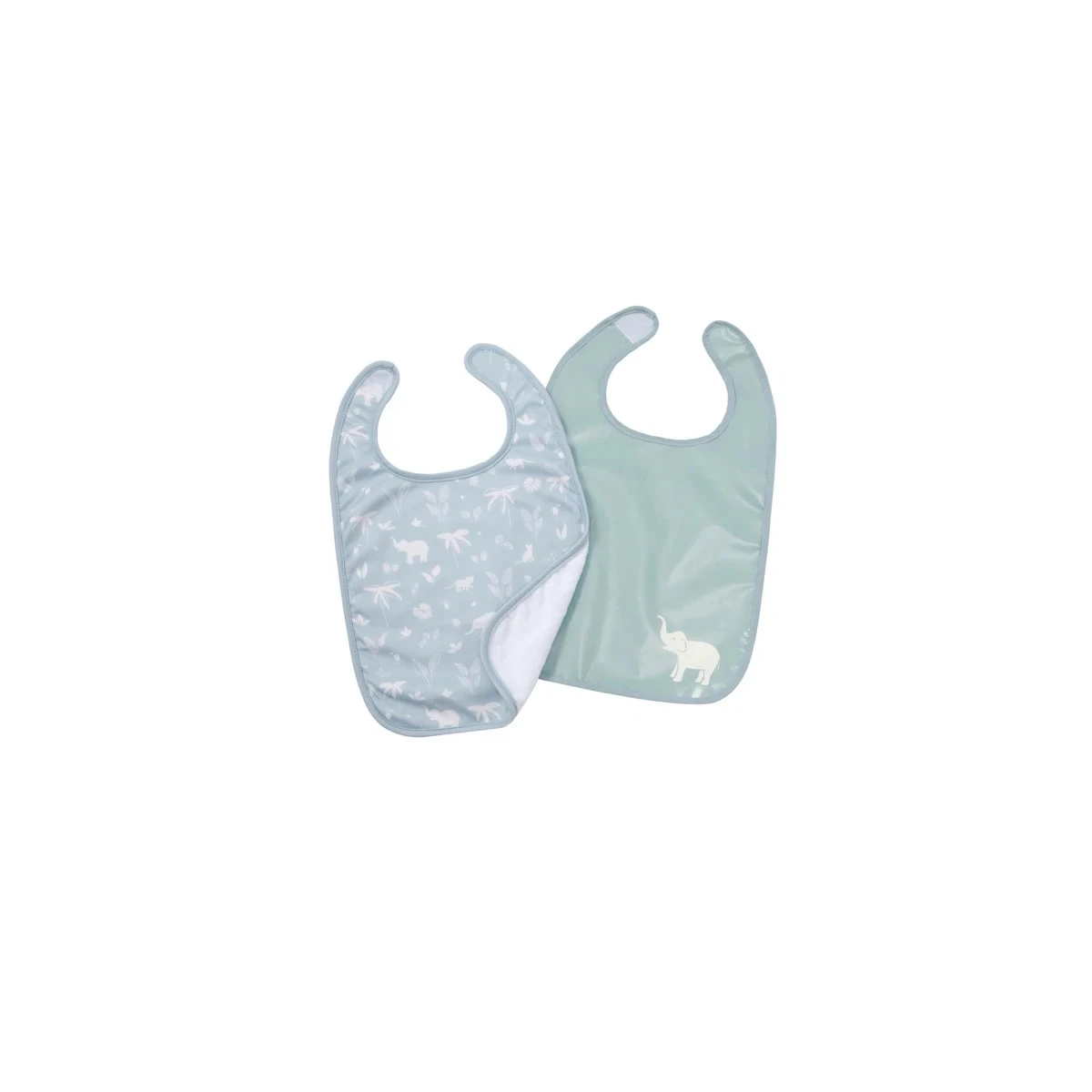 BABY TO LOVE Zest. 2 śliniaków tropikalna zieleń | Pan Piksel