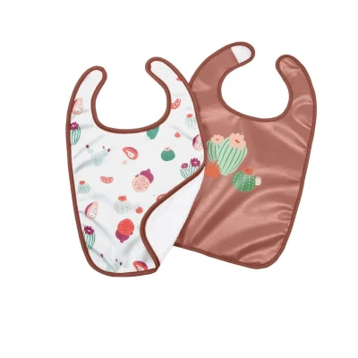 BABY TO LOVE Zest. 2 śliniaków kaktusowy ogród | Pan Piksel