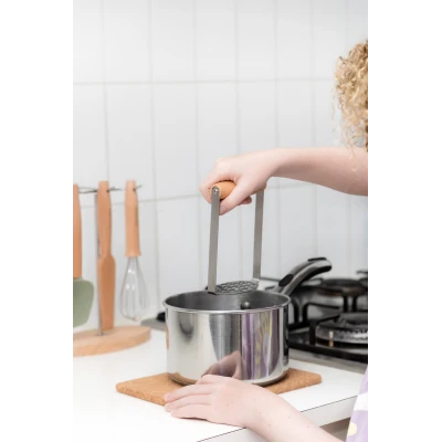 KiddiKutter Zestaw kuchenny dla dzieci 4 el. łopatka trzepaczka szpatułka tłuczek | Pan Piksel