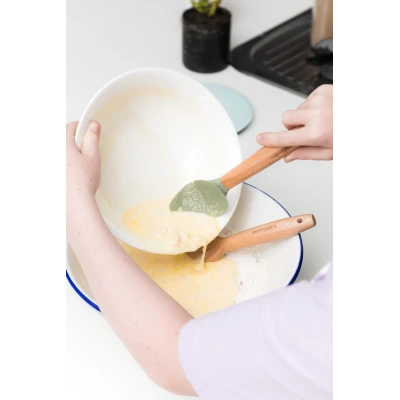 KiddiKutter Zestaw kuchenny dla dzieci 4 el. łopatka trzepaczka szpatułka tłuczek | Pan Piksel
