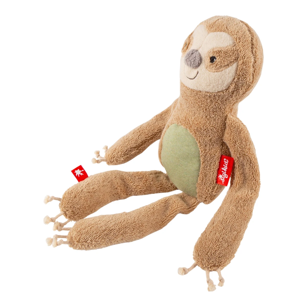 SIGIKID Pierwsza przytulanka bawełniana Leniwiec Natural Friends 35cm | Pan Piksel