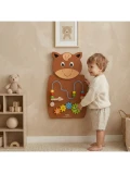Drewniany Sorter Sensoryczny Łączenie Dźwięków Masterkidz Montessori | Pan Piksel