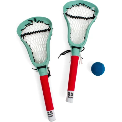 BS Toys Zestaw rakietek z miękką piłką do LACROSSE outdoor | Pan Piksel