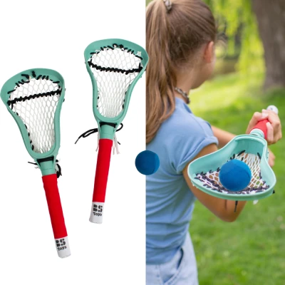 BS Toys Zestaw rakietek z miękką piłką do LACROSSE outdoor | Pan Piksel